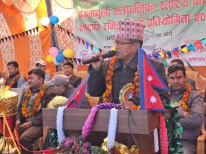 दाङको बंगलाचुलीमा पाँचौ राष्ट्रपति रनिङ सिल्ड सुरु