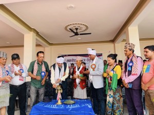 दाङकाे घोराहीमा तकसेरा समाजको भवन उद्घाटन 