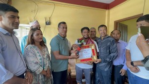प्रेस चौतारी दाङका कोषाध्यक्ष नेपालीलाई विदाई