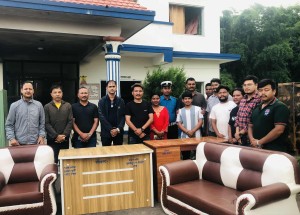 जिल्ला ट्राफिक कार्यालय दाङमा भौतिक सामग्री सहयोग