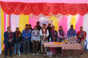 वडा नं ८ मा वडास्तरीय युवा खेलकुद औपचारिक रूपमा उद्घाटन भई सुरु