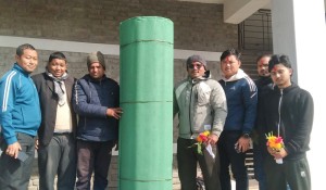 वाईसीएल राप्तीद्वारा नुतन बाल उद्यान प्राविलाई कार्पेट र पिफम सहयोग