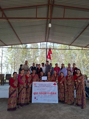 घोराही उपमहानगरपालिका–११ खैरा स्थित दुर्गादेवी शिव मन्दिरमा रक्तदान कार्यक्रम सम्पन्न