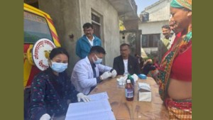 गढवामा चार स्थानमा निःशुल्क स्क्रिनिङ कार्यक्रम ५ सय ६३ जनाले सेवा लिए