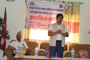 गढवामा सामाजिक सुरक्षा सहजीकरण गर्न  सरोकारवाला बीच अन्तरक्रिया
