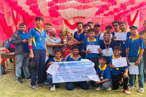 देउखुरी वारियर्सलाई लमही मेयर कपको उपाधि, वडा नं. ५ पाँच रनले पराजित