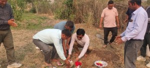 शान्तिनगर -५ रगैचामा रगैचामा नोलाईटको कार्यालय सिलन्यास