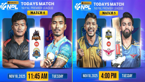 एनपीएलमा आज  चितवन र कर्णाली तथा विराटनगर र पोखरा भिड्दै