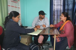 राप्ती गाउँपालिकामा निःशुल्क पाठेघरकाे क्यान्सर परीक्षण, दुई सय बढीले लिए सेवा