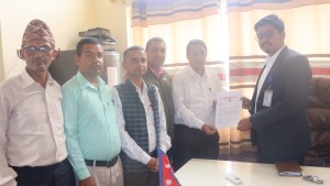 देउखुरीमा अघोषित लोडसेडिङ अन्त्यको माग गर्दै  ज्ञापन-पत्र