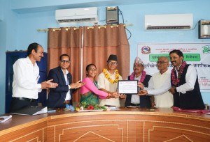 राप्ती गाउँपालिका पूर्ण खोप सुनिश्चितता तथा दिगोपना घोषणा