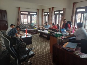 अषाढकाे पहिलाे हप्तामा पुर्जा बितरण गर्न गरी आयाेगले गर्याे पुर्जा लेखन कार्य 
