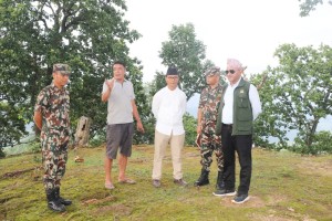 राप्तीमा रहेको ऐतिहासिक गढीको स्थलगत अवलोकन