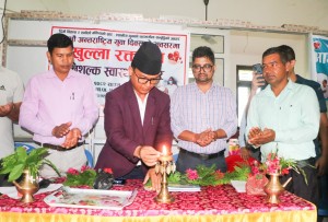रक्तदान नै सबैभन्दा उत्कृष्ट दान : अध्यक्ष विष्ट