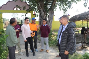 राप्तीमा बजेट कार्यनयनका लागि स्थलगत अवलोकन