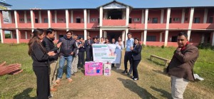 गरिमा बिकास बैकद्वारा क्याम्पसमा सहयोग प्रदान