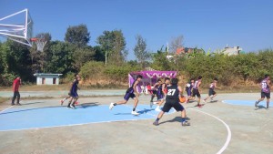 घोराहीमा बास्केटबल प्रतियोगिता सुरु