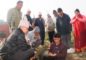 राप्ती–८ बिजौरीमा जेष्ठ नागरिक भवनको शिलान्यास