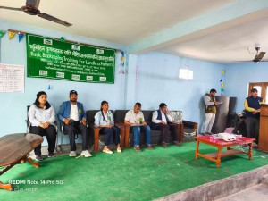 भूमिहीन कृषकका लागि गढवामा मौरीपालन तालिम