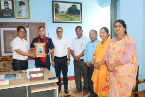 राप्ती गाउँपालिकाद्वारा प्रहरी निरीक्षक ऐरीलाई बिदाइ