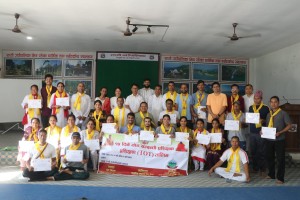 राप्तीमा १५ दिने योग प्रशिक्षक प्रशिक्षण तालिम सम्पन्न