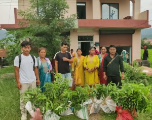 राप्तीका विपन्न किसानलाई फलफूलका बिरुवा, घरबगैंचामार्फत पोषण र आम्दानी बढाउने लक्ष्य