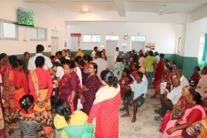 राप्तीमा निःशुल्क विशेषज्ञ स्वास्थ्य शिविर, ३ सय १९ जनाले लिए सेवा