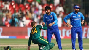 च्याम्पियन्स ट्रफी क्रिकेटमा दक्षिण अफ्रिकाले अफगानिस्तानलाई एक सय ७ रनले हरायो