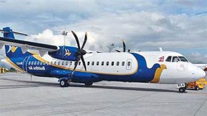 बुद्ध एयरको विमान भद्रपुर विमानस्थलको रन-वेबाट चिप्लियो