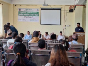 बंगलाचुलीमा अर्गानिक मल र विषादी बनाउने तालिम सुरु 