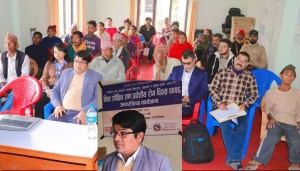 विश्व उपेक्षित उष्ण प्रदेशीय रोग दिवसको अवसरमा गढवामा अन्तरक्रिया