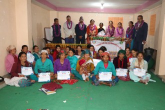 अचार तथा मसला बनाउने पाँचदिने तालिम सम्पन्न, तालिममा २५ जना सहभागी लाभान्वित ‎