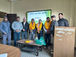 बंगलाचुलीमा कर्मचारीहरुकाे स्वागत तथा फेरि भेटौंला कार्यक्रम सम्पन्न