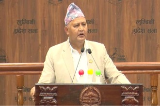 लुम्बिनी प्रदेशको मुख्यमन्त्री आचार्यले पाए विश्वासको मत