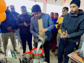 गढवा गाउँपालिकामा थप एक ठाउँमा दूध सङ्कलन तथा बिक्री उपकेन्द्रको उद्घाटन