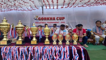 दाङको घोराहीमा गोरखा कप भलिबल प्रतियोगिता सुरु 
