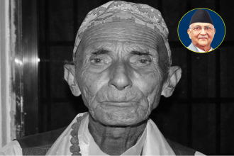 नेकपा एमाले अध्यक्ष केपी शर्मा ओलीलाई पितृ शोक