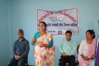 राप्ती गाउँपालिका-७ छोट्की सिसहनियाँमा फेशन डिजाइन तालिम सम्पन्न