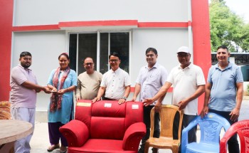 नेपाल उद्योग व्यापार महासंघको चौथो स्थापना दिवस : नीलसागर सेवा आश्रमलाई सहयोग