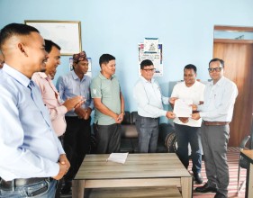 शिक्षक महासंघ राप्तीले धर्नासँगै बुझायो ध्यानाकर्षण पत्र