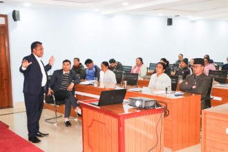 राप्ती गाउँपालिकामा दोस्रो त्रैमासिक प्रगति समीक्षा सम्पन्न