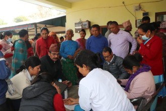 राप्तीमा नसर्ने रोगकाे स्क्रिनिङ तथा जनचेतना अभियान सुरु