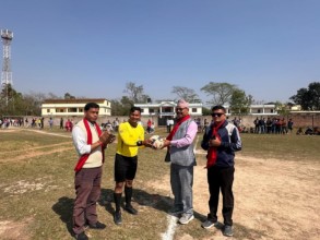 दंगीशरणमा जारी अध्यक्षकप खेलकुद फाइनलमा प्रबेश 