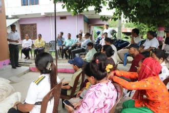 राप्ती गाउँपालिकामा केराको थामबाट रेसा निकाल्ने तालिम सुरु