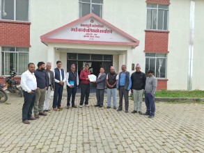 बंगलाचुली सह-लगानीमा खानेपानी आयोजना कार्यान्वयनका लागि त्रिपक्षीय सम्झौता