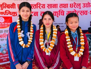 वक्त्तृत्वकला प्रतियोगितामा बालबालिकाहरुको उत्साहपूर्ण सहभागिता 