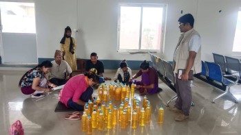गढवा  गाउँपालिकामा अपाङ्गता भएका व्यक्तिहरूका लागि  तीन दिने सीपमूलक तालिम