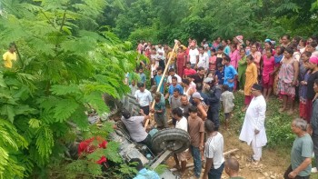 दंगीशरणको बाकीमा ट्याक्टर दुर्घटना, २ जना घाइते