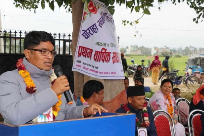 घोराहा खानेपानी योजनालाई प्रदेश सरकारको एकल लगानीमा सम्पन्न गर्ने प्रतिबद्धता 