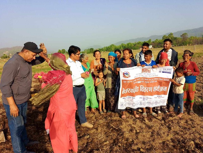 गढवामा उद्यमी महिलाहरूद्वारा व्यवसायिक बेसार खेती सुरु